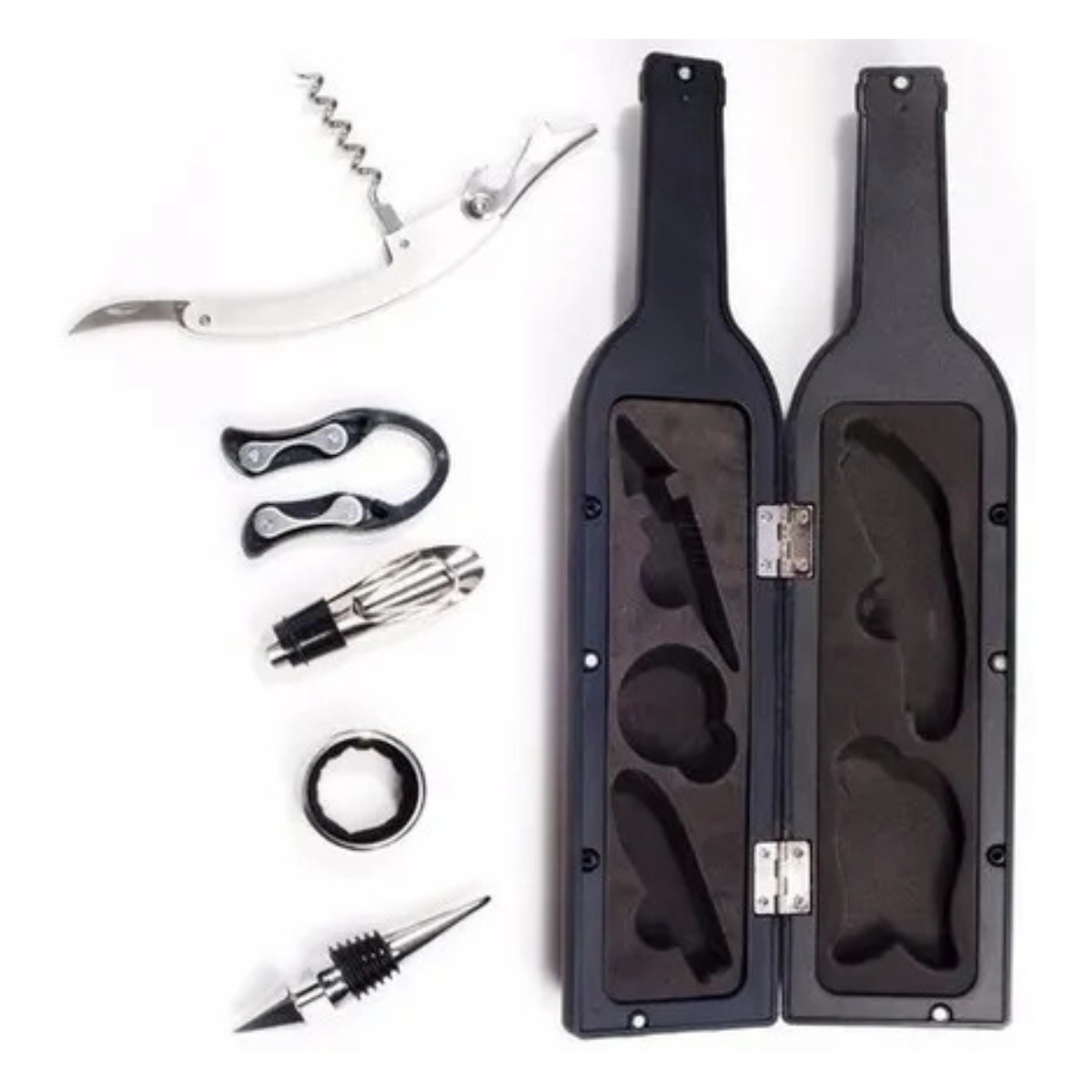 Kit Botella 5 Piezas Para Licores