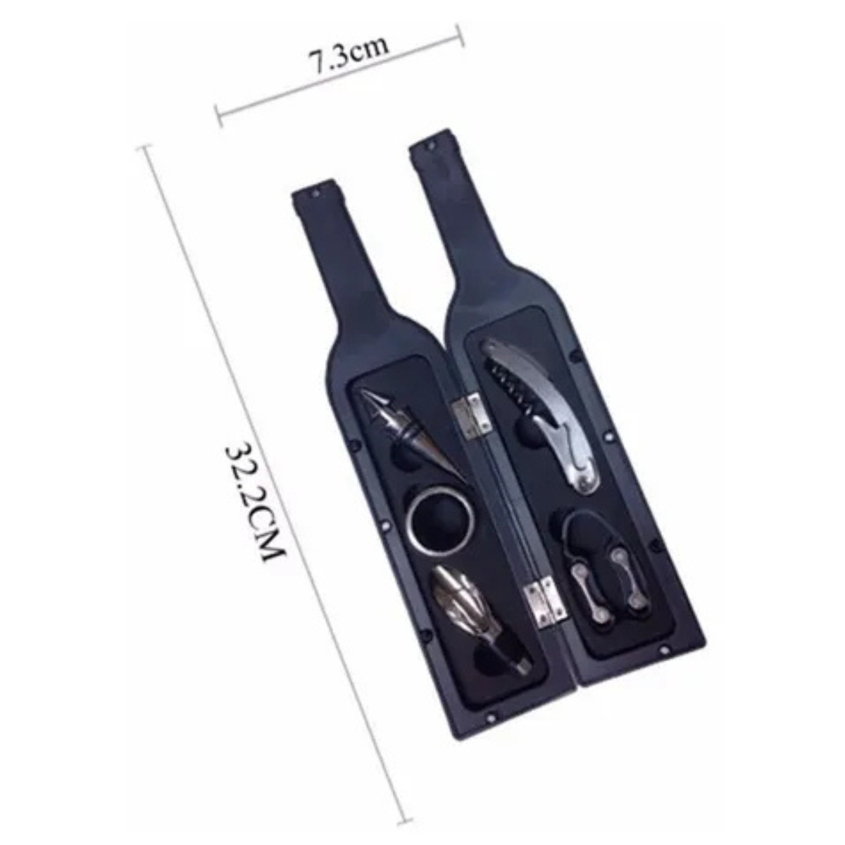 Kit Botella 5 Piezas Para Licores