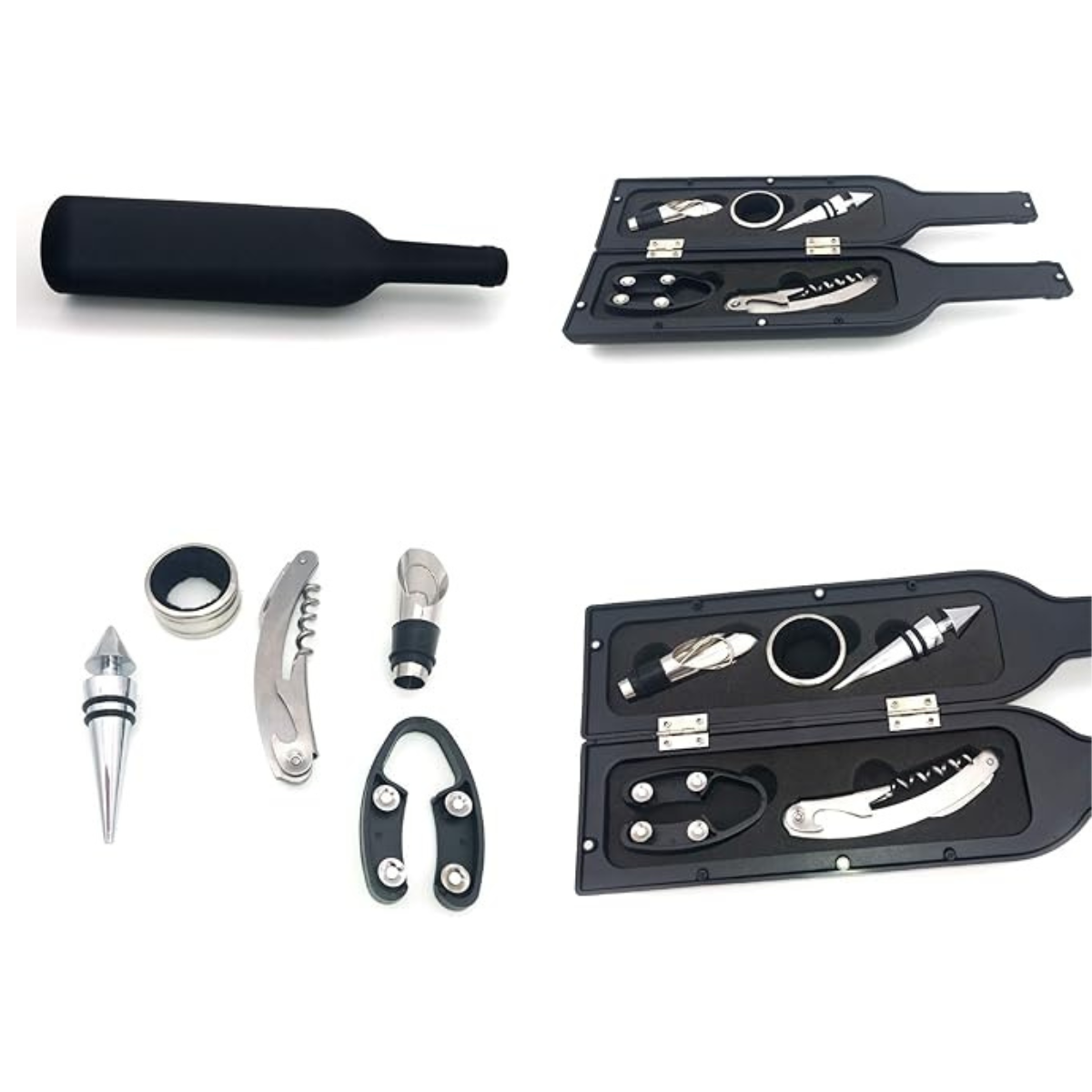 Kit Botella 5 Piezas Para Licores