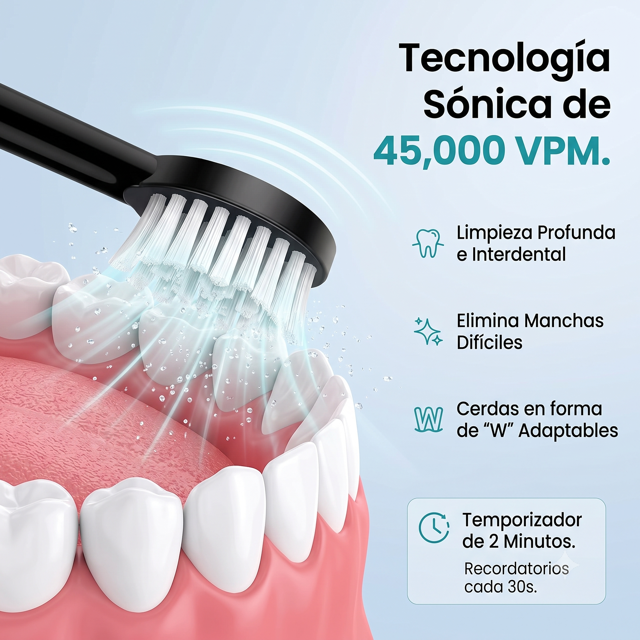 Cepillo De Dientes Eléctrico Recargable