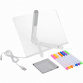 Pizarra Lampara Led Acrilica 7 Colores