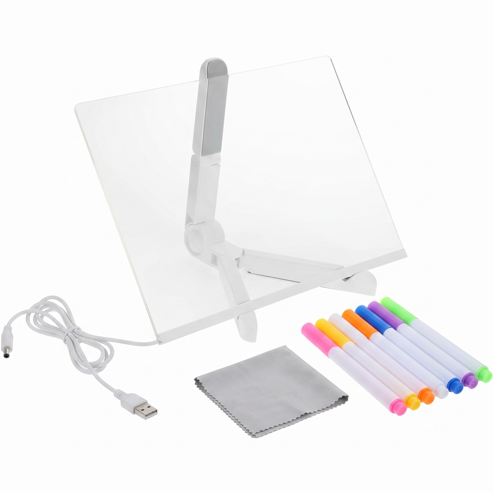 Pizarra Lampara Led Acrilica 7 Colores