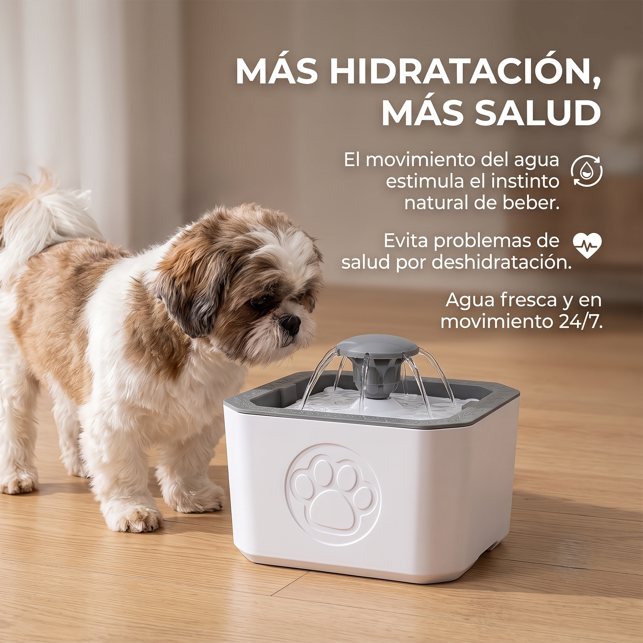 Fuente De Agua Para Mascota 2.5 L