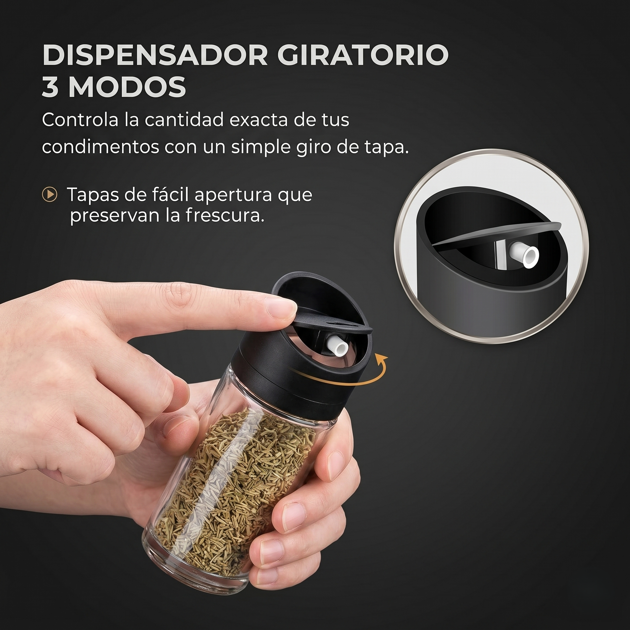 Juego De 12 Especieros Giratorios