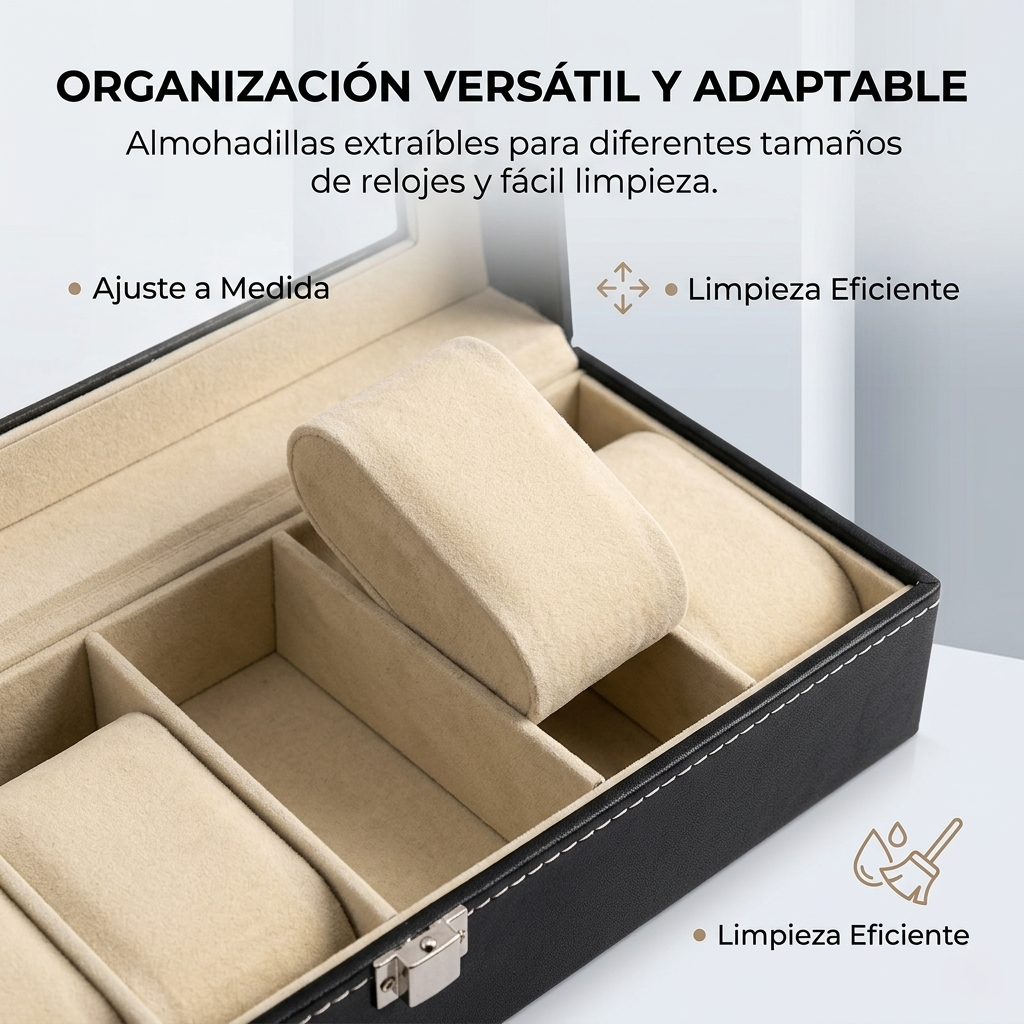 Estuche Organizador 6 Relojes