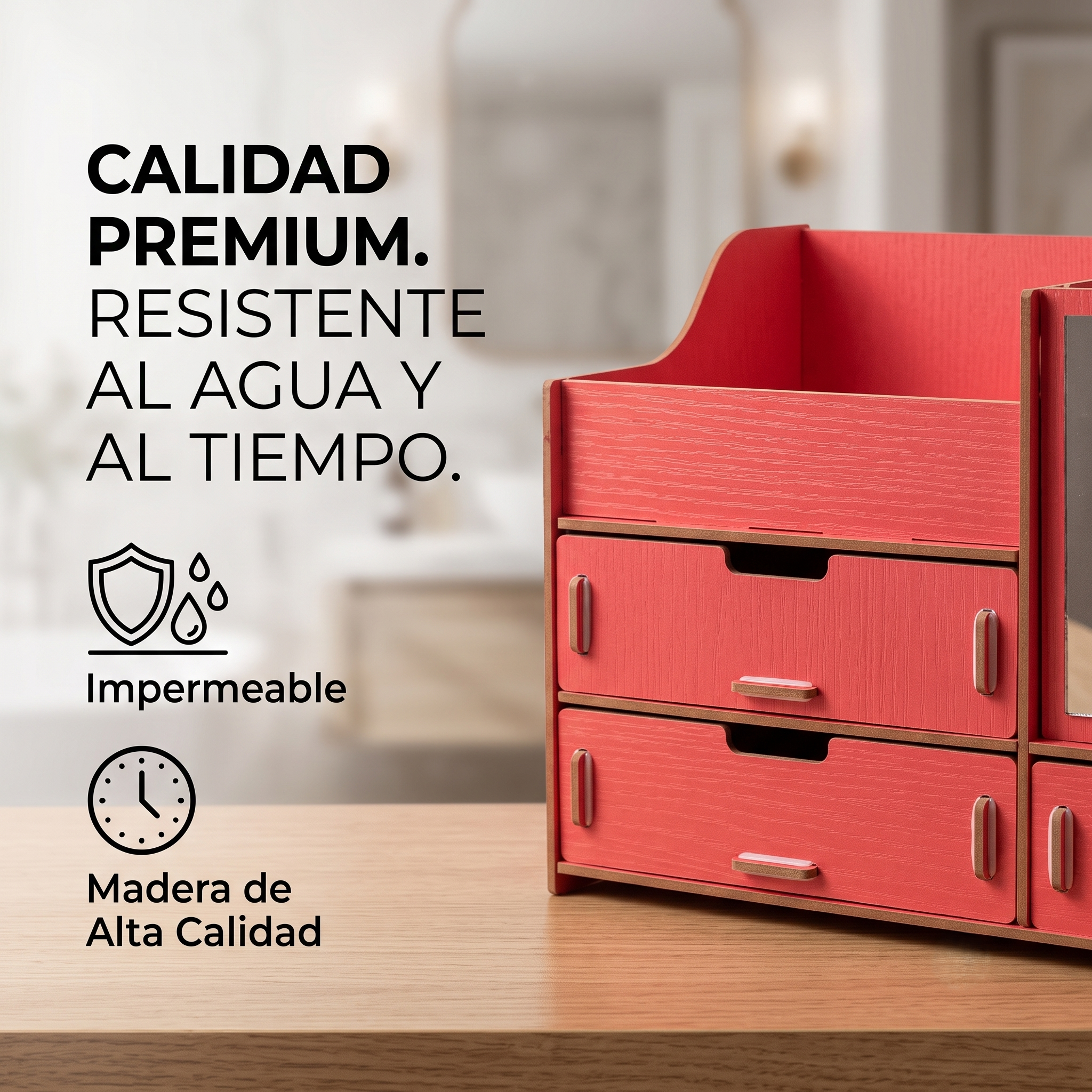 Organizador De Maquillaje 4 Cajones