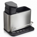 Dispensador de Jabón 3-en-1 Premium en Acero Inoxidable