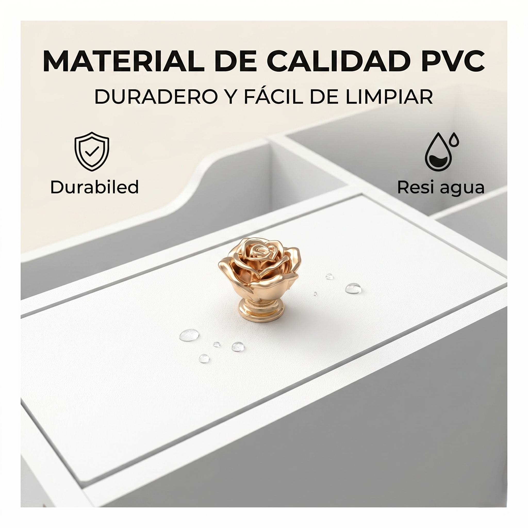Organizador Maquillaje Espejo Giratorio
